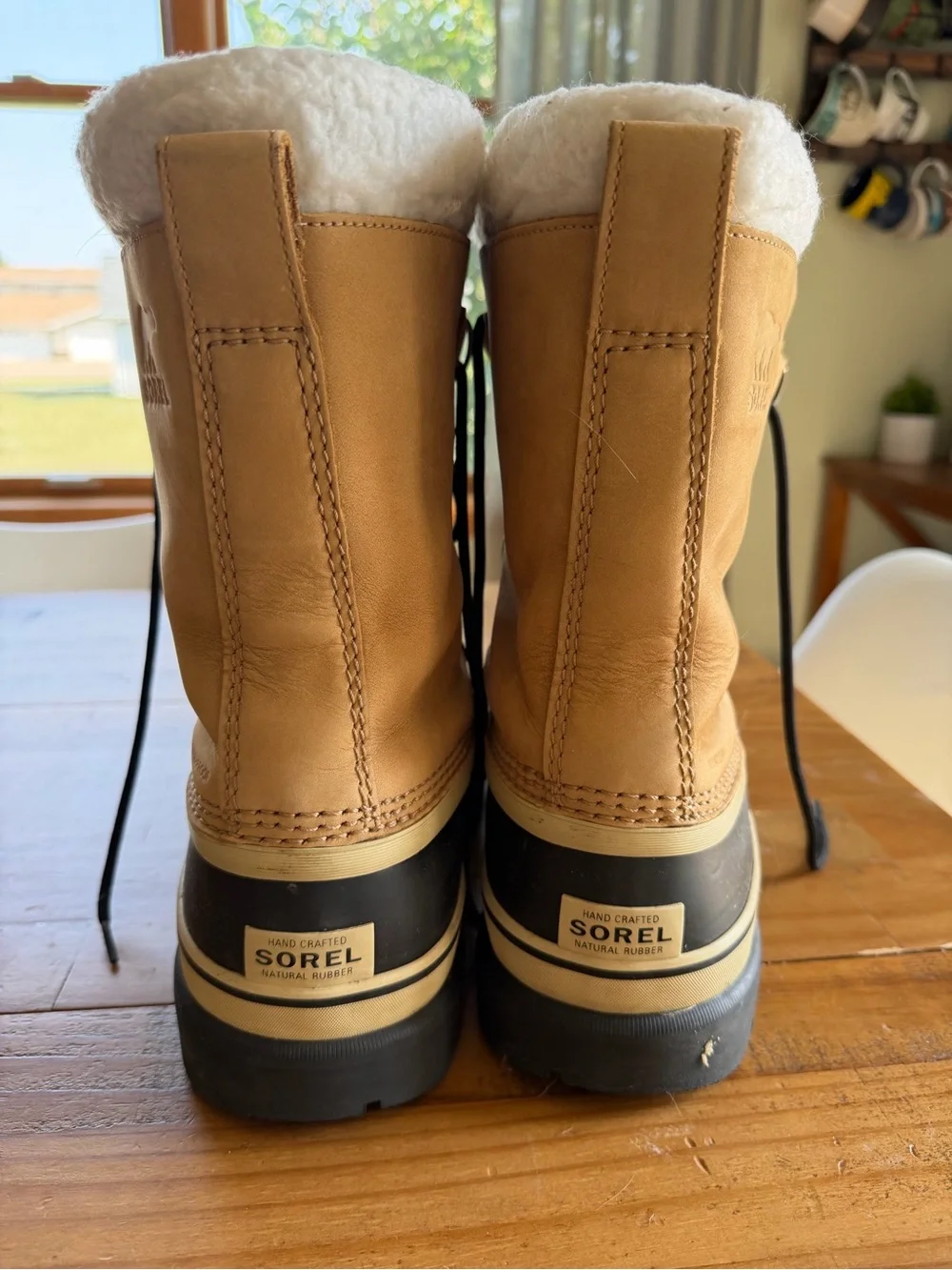 Sorel Men’s Tan, Black & White Waterproof Winter Boots